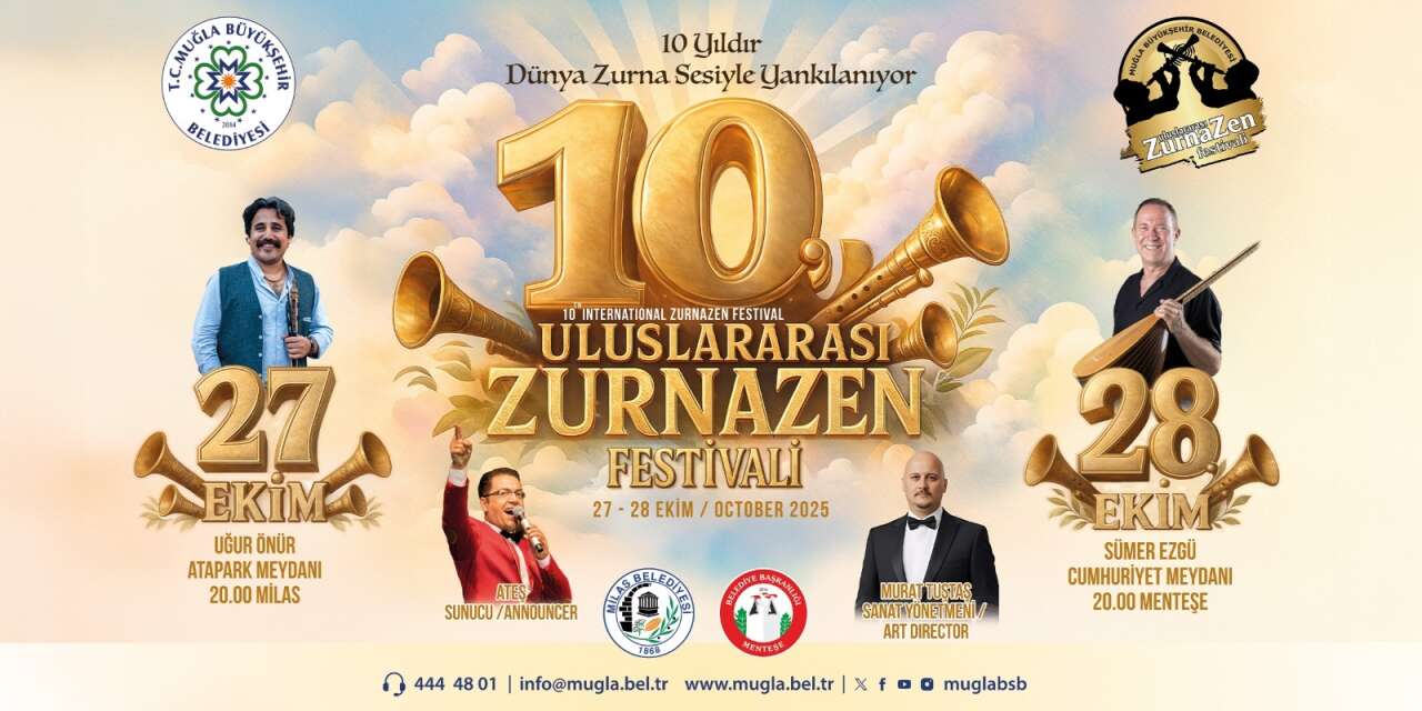 10. Uluslararası Zurnazen Festivali Muğla’da Başlıyor 2